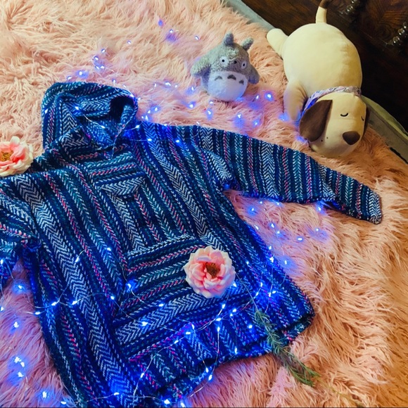 Beautiful Colorful Pancho Hoodie - Picture 2 of 7